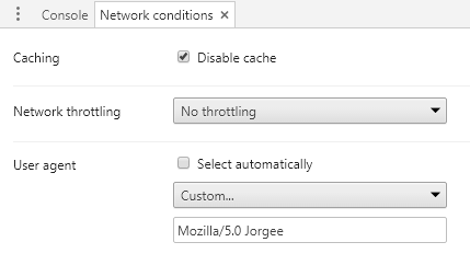Jorgee user agent